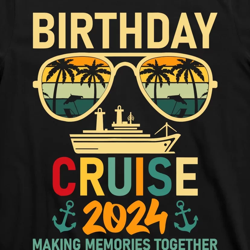 2024 Party Cruise Birthday Vacation T-Shirt