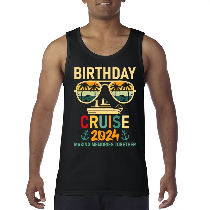 2024 Party Cruise Birthday Vacation Tank Top