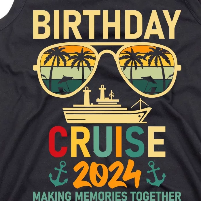 2024 Party Cruise Birthday Vacation Tank Top