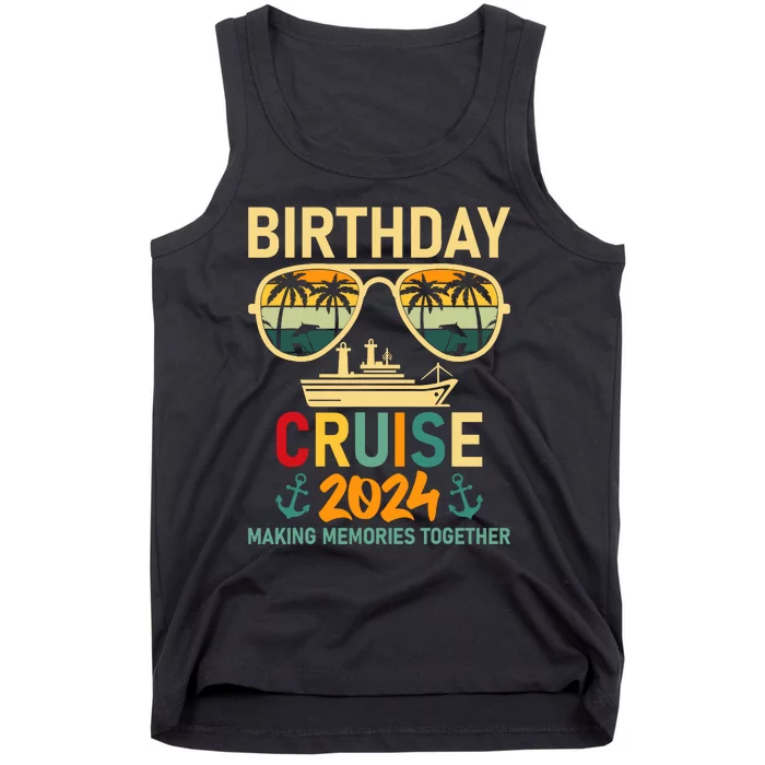 2024 Party Cruise Birthday Vacation Tank Top