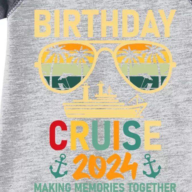 2024 Party Cruise Birthday Vacation Infant Baby Jersey Bodysuit