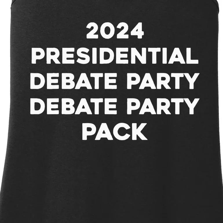 2024 Presidential Debate Party Pack Ladies Essential Tank