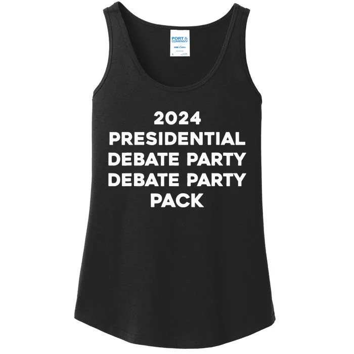 2024 Presidential Debate Party Pack Ladies Essential Tank