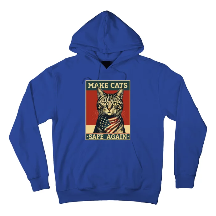 2024 Presidential Election Make Cats Safe Again Hoodie