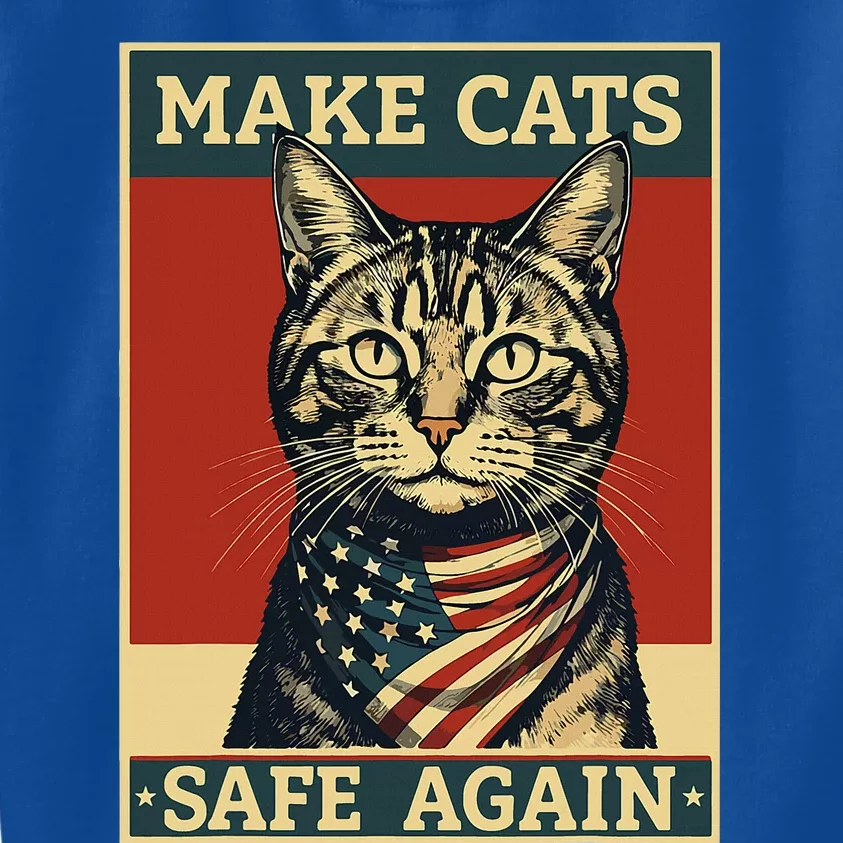 2024 Presidential Election Make Cats Safe Again Kids Sweatshirt