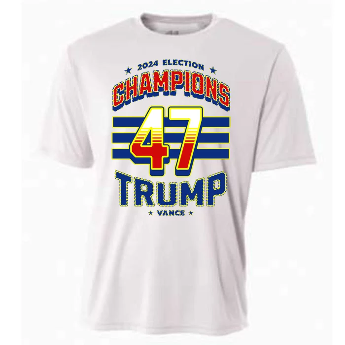 2024 Presidential Election Champions Trump Vance Cooling Performance Crew T-Shirt