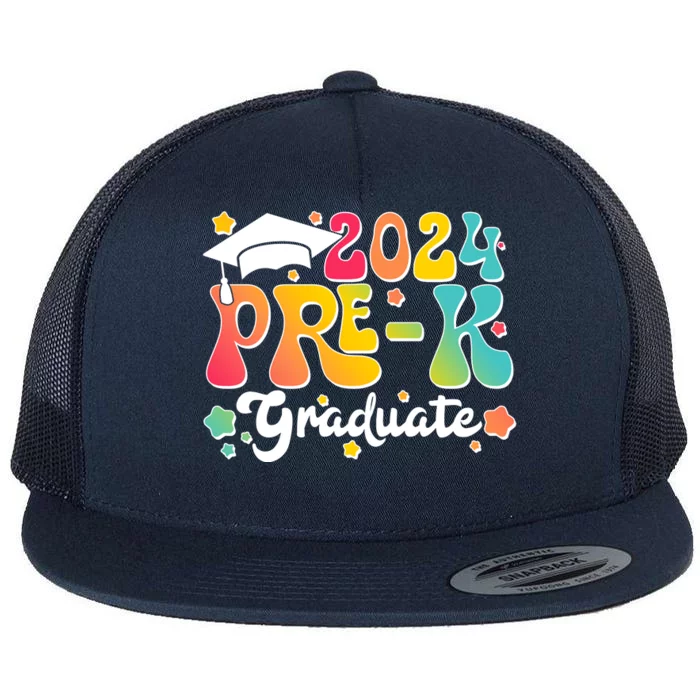 2024 Pre K School Graduate Flat Bill Trucker Hat