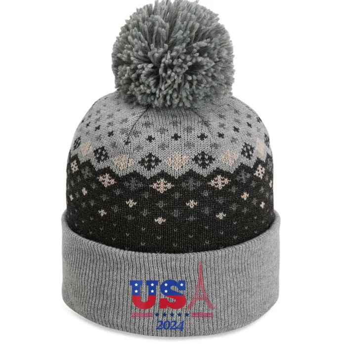 2024 Paris Sport Games The Baniff Cuffed Pom Beanie