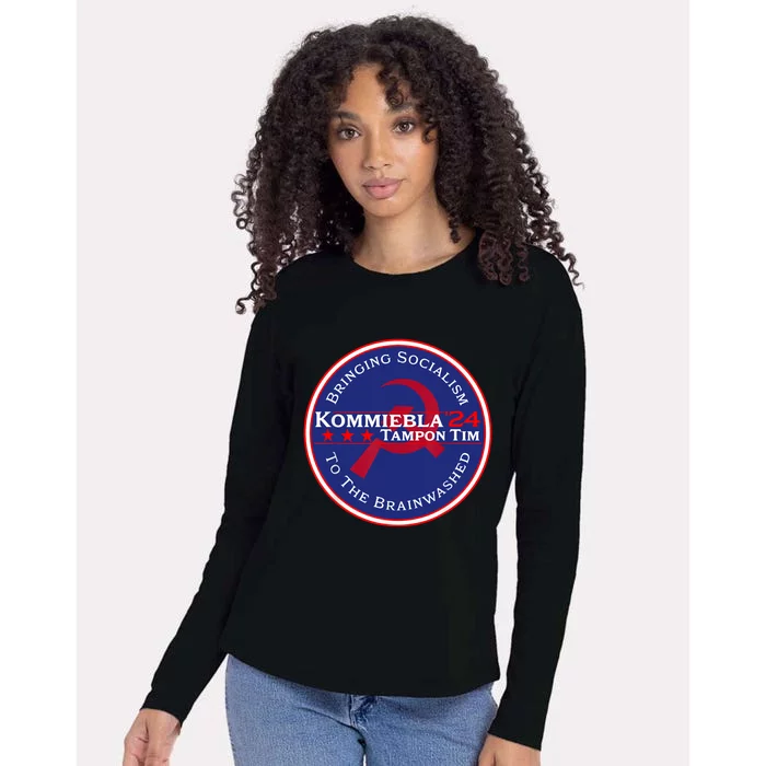 24 Political Satire Womens Cotton Relaxed Long Sleeve T-Shirt