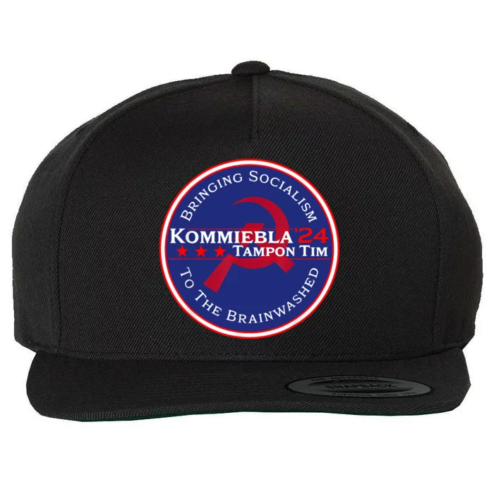 24 Political Satire Wool Snapback Cap