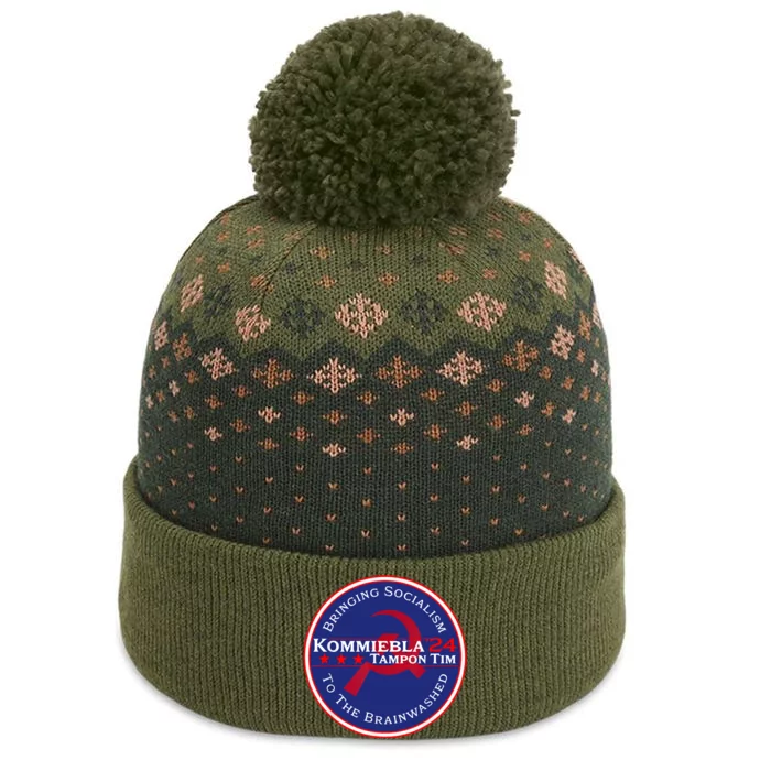 24 Political Satire The Baniff Cuffed Pom Beanie