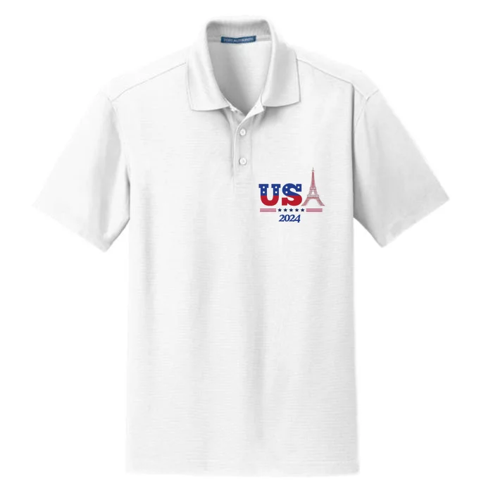 2024 Paris Sport Games Dry Zone Grid Performance Polo