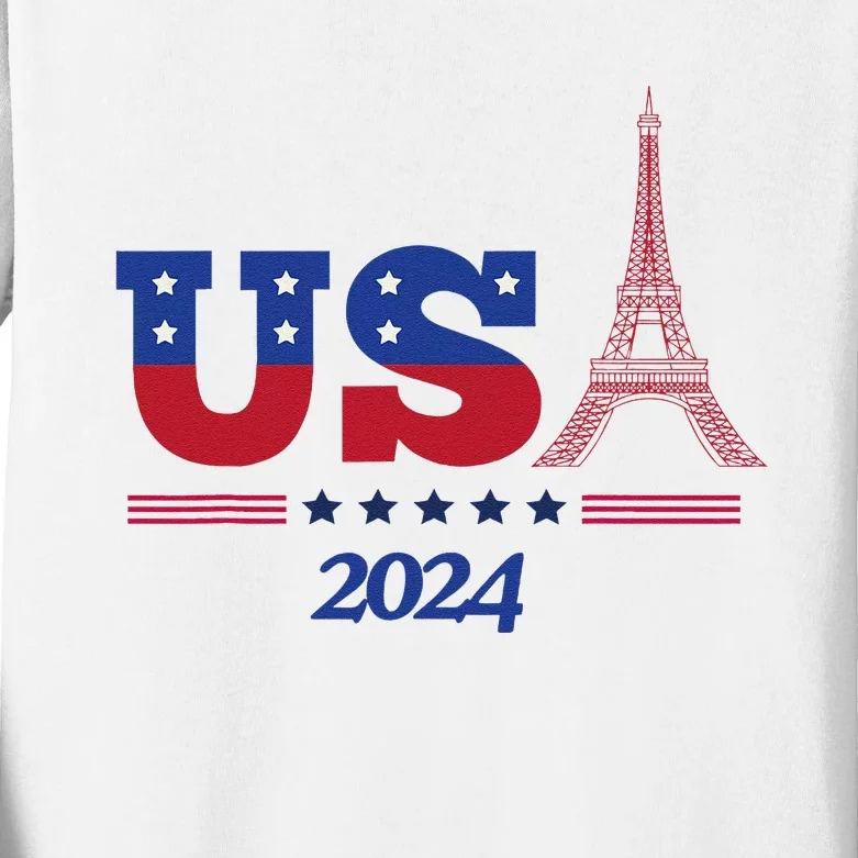 2024 Paris Sport Games Kids Long Sleeve Shirt