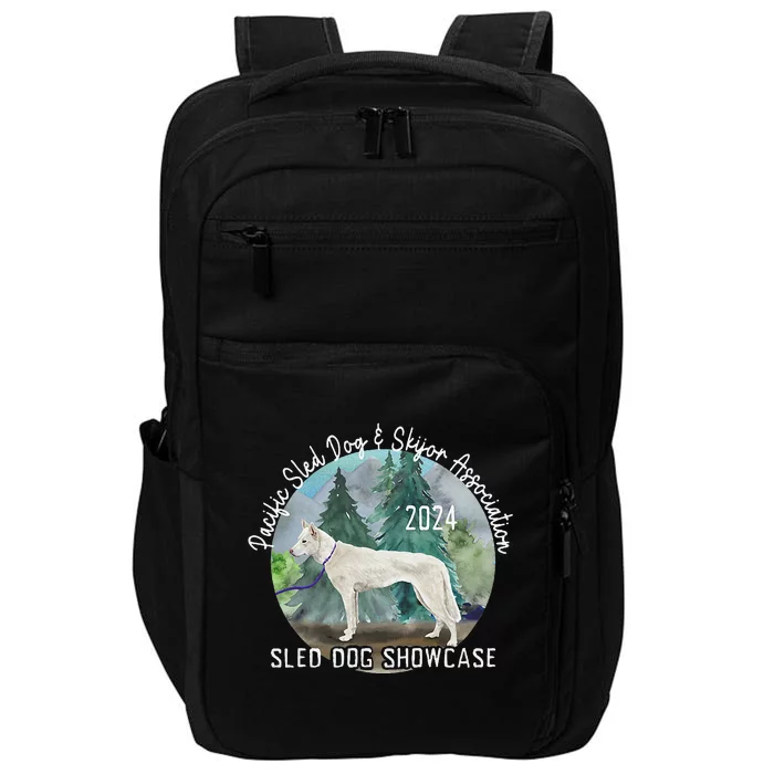 2024 Psdsa Sled Dog Showcase Siberian Full Color Background Impact Tech Backpack