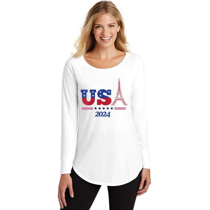 2024 Paris Sport Games Women's Perfect Tri Tunic Long Sleeve Shirt