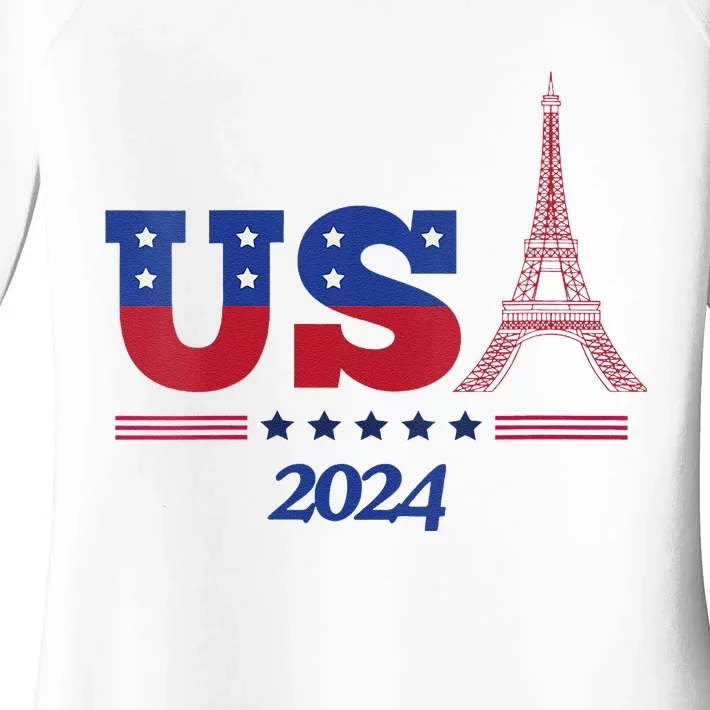 2024 Paris Sport Games Women's Perfect Tri Tunic Long Sleeve Shirt