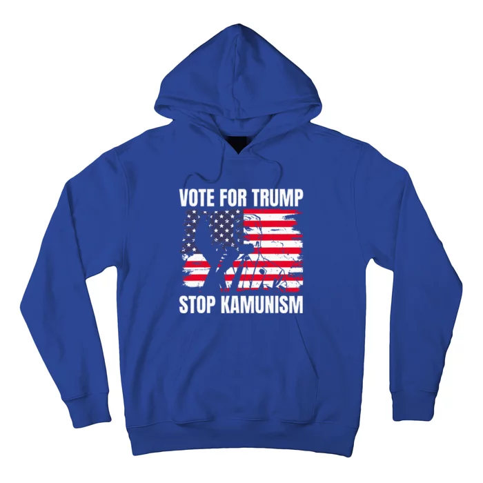 2024 President Vote For Trump Stop Kamunism Save America Hoodie