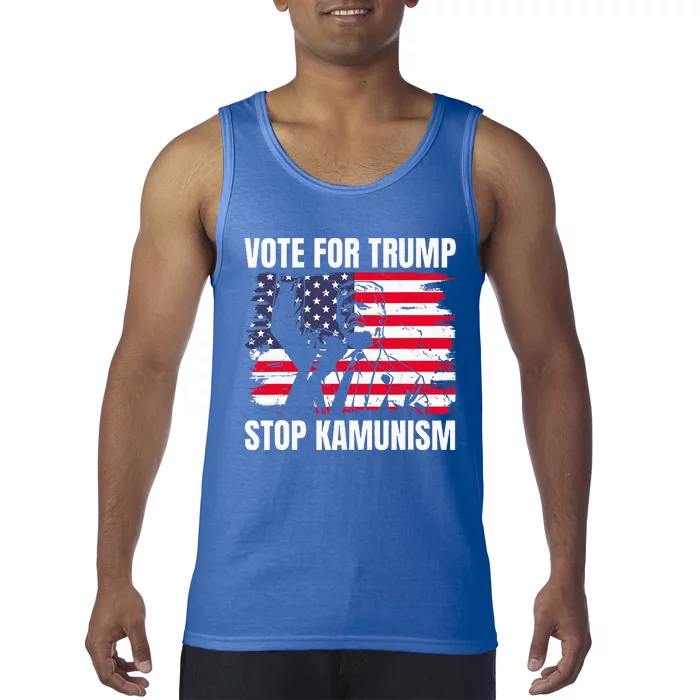 2024 President Vote For Trump Stop Kamunism Save America Tank Top