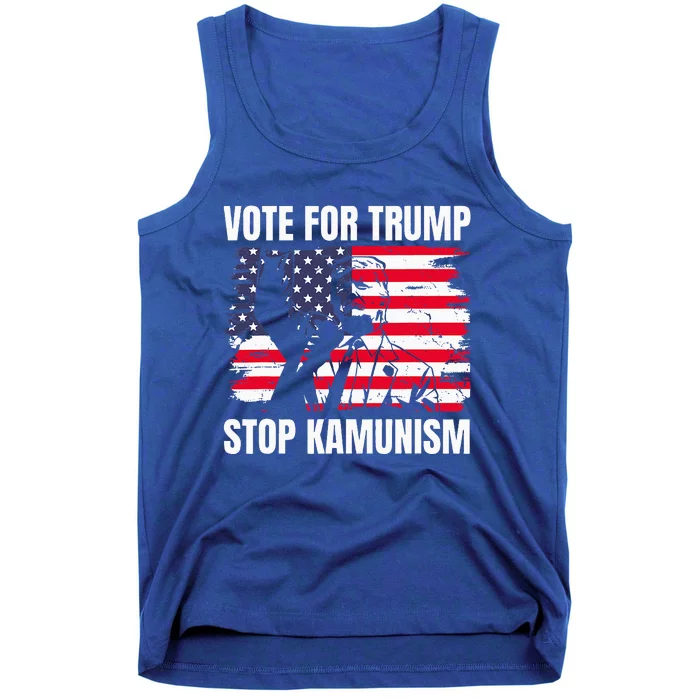 2024 President Vote For Trump Stop Kamunism Save America Tank Top