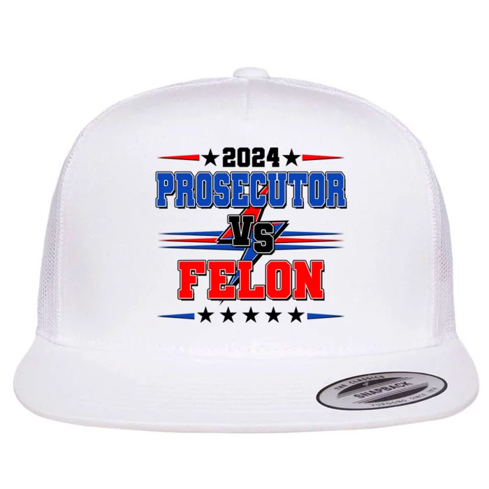 2024 Prosecutor Vs Felon Kamala Vs Trump 2024 Election Flat Bill Trucker Hat