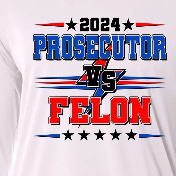 2024 Prosecutor Vs Felon Kamala Vs Trump 2024 Election Cooling Performance Long Sleeve Crew