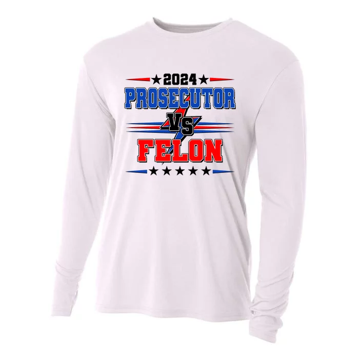 2024 Prosecutor Vs Felon Kamala Vs Trump 2024 Election Cooling Performance Long Sleeve Crew