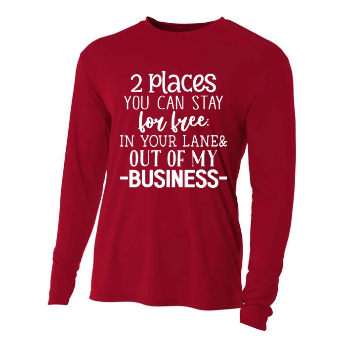 2 Places You Can Stay For Free Cooling Performance Long Sleeve Crew