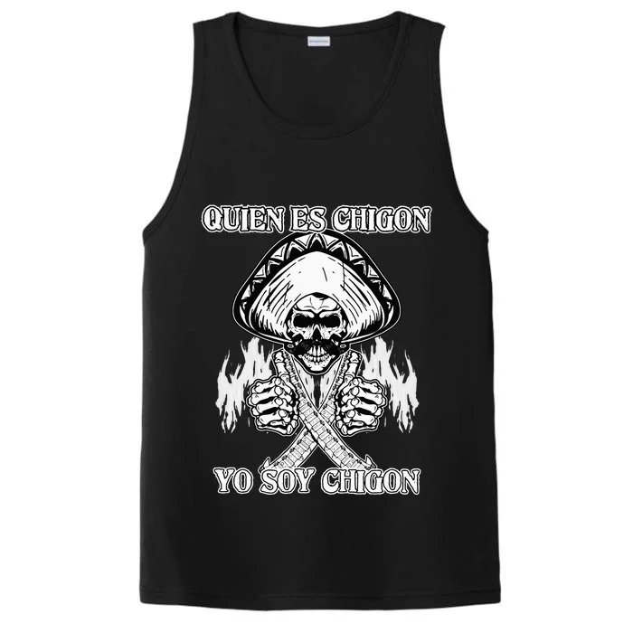 23 Quien Es Chigon TS Front Performance Tank