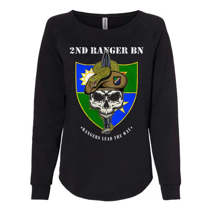 2nd Ranger Battalion Ranger Veteran Father Day Womens California Wash Sweatshirt