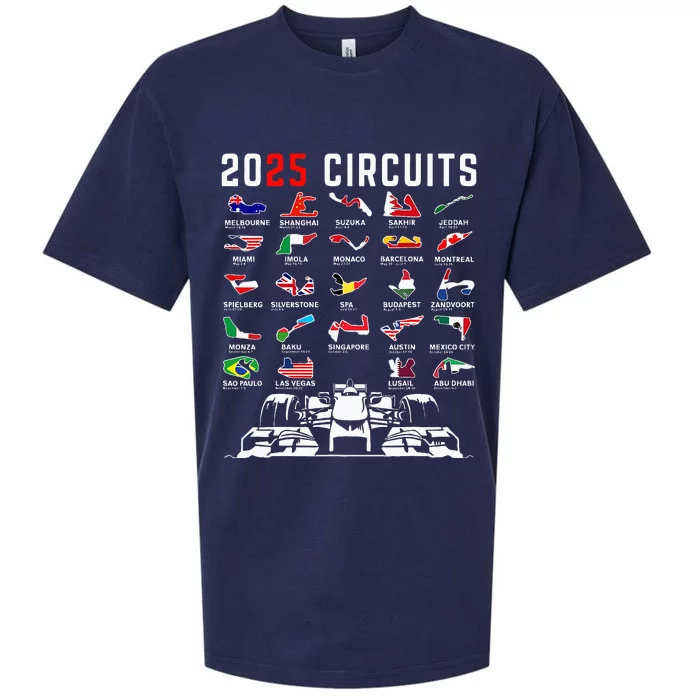 2025 Races Formula Racing Car 2025 Formula Racing Sueded Cloud Jersey T-Shirt