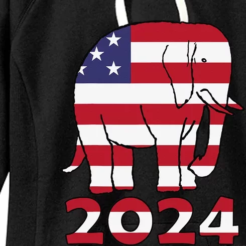 2024 Republican Support Women's Fleece Hoodie