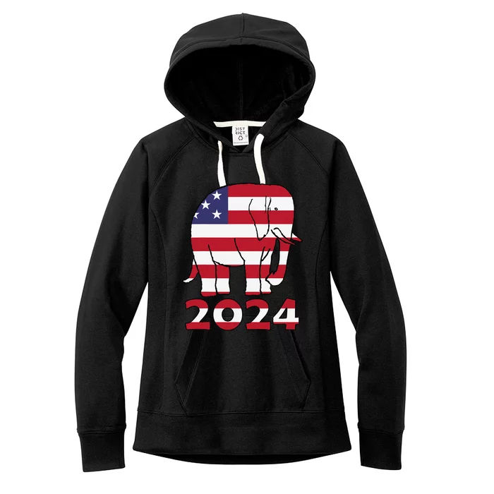 2024 Republican Support Women's Fleece Hoodie