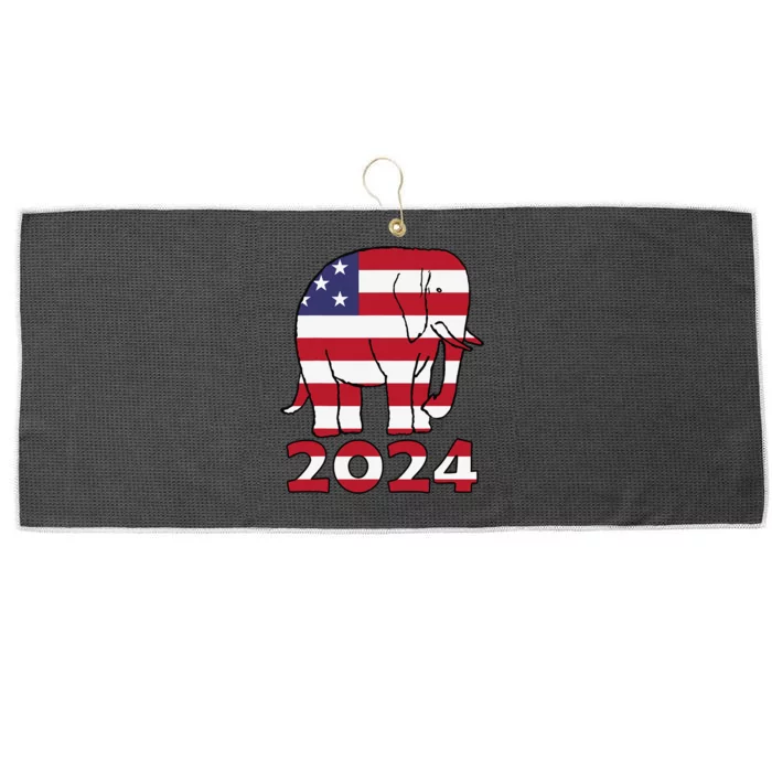 2024 Republican Support Large Microfiber Waffle Golf Towel