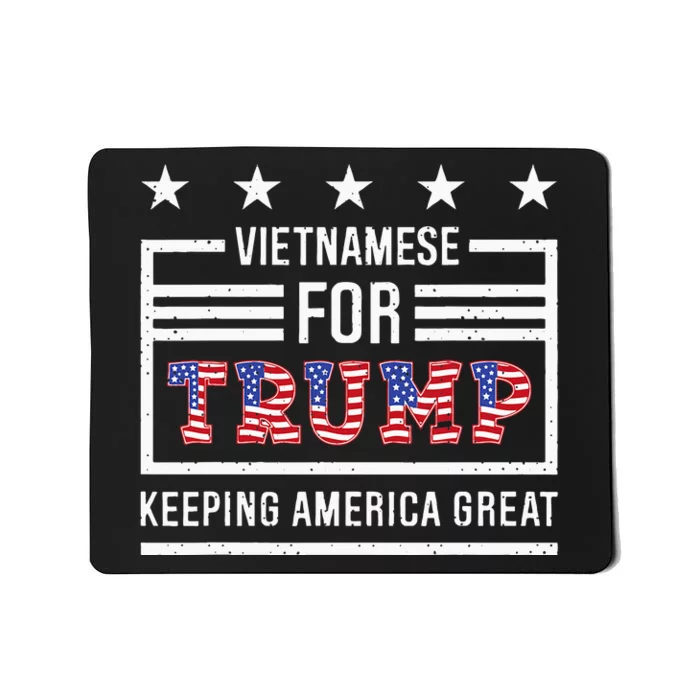 2024 Reelection Trump Vietnamese For Trump Conservative Mousepad