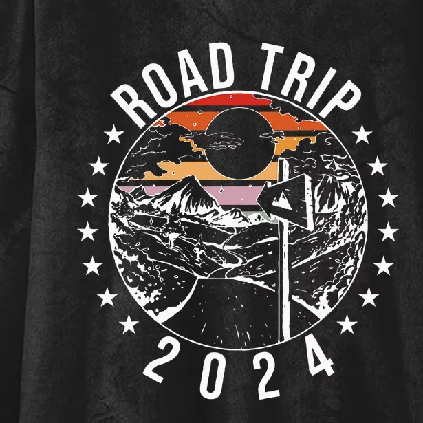 2024 Road Trip Hooded Wearable Blanket