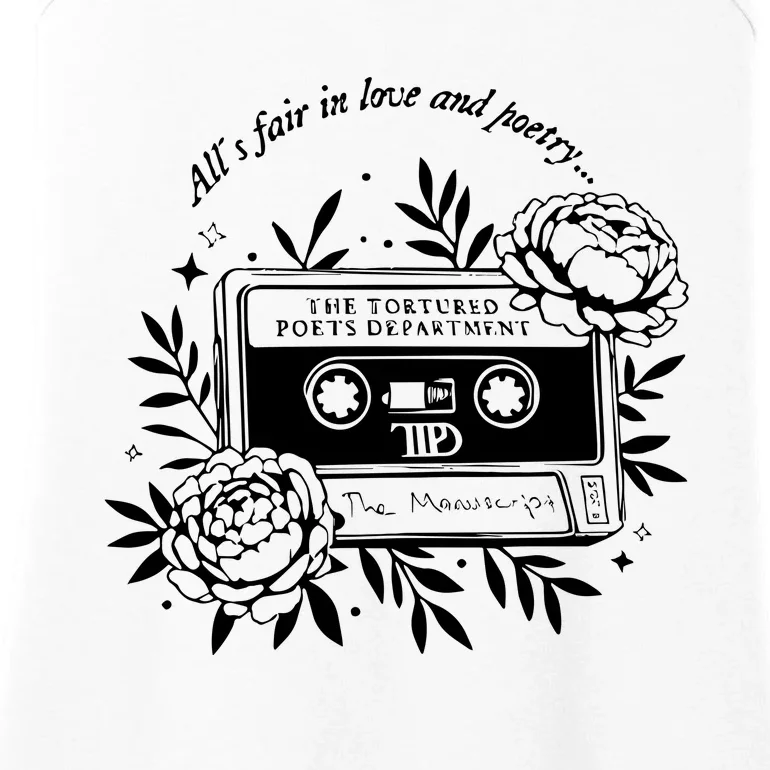 2 Side Alls Fair In Love And Poetry Ladies Essential Tank