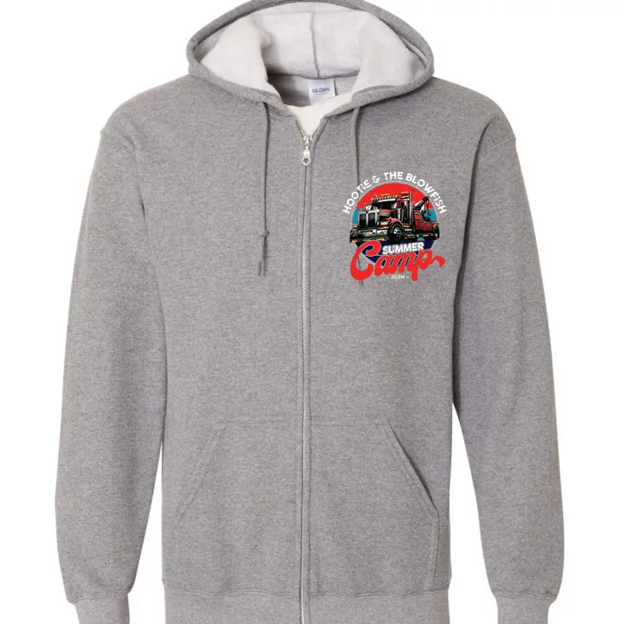 2024 Summer Camp With Trucks Vintage Full Zip Hoodie