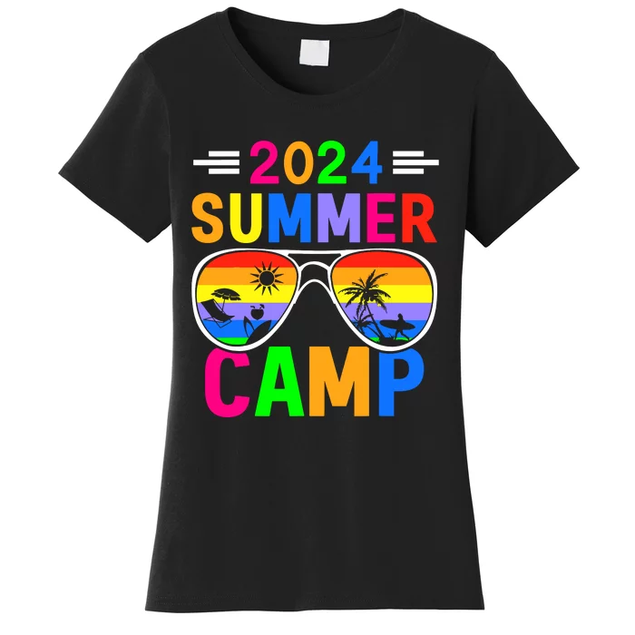 2024 Summer Camp 2024 Summer Vacation Matching Family Group Women's T-Shirt