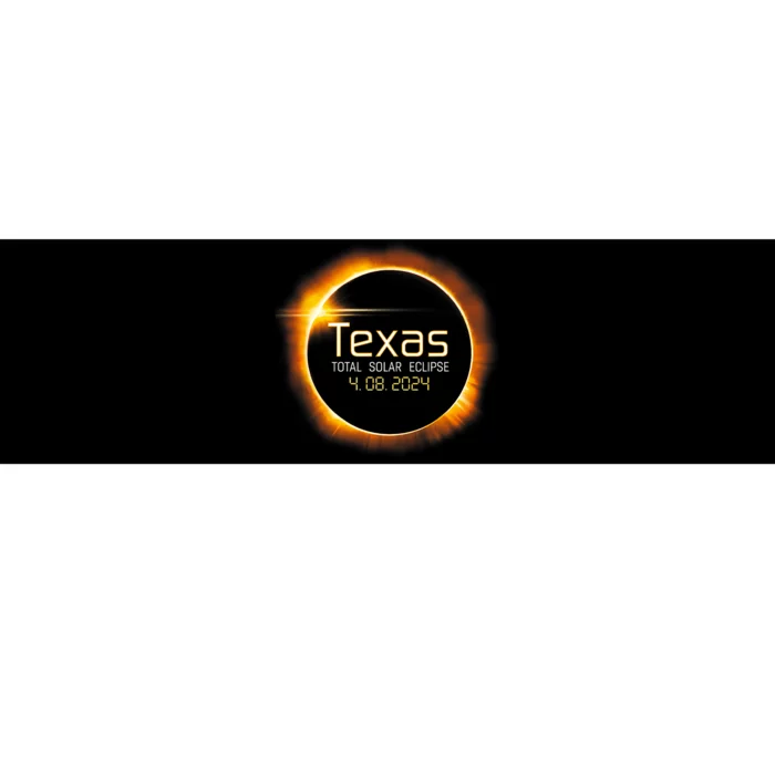 2024 Solar Eclipse Texas Usa Totality Gift Bumper Sticker