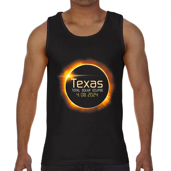 2024 Solar Eclipse Texas Usa Totality Gift Comfort Colors® Tank Top