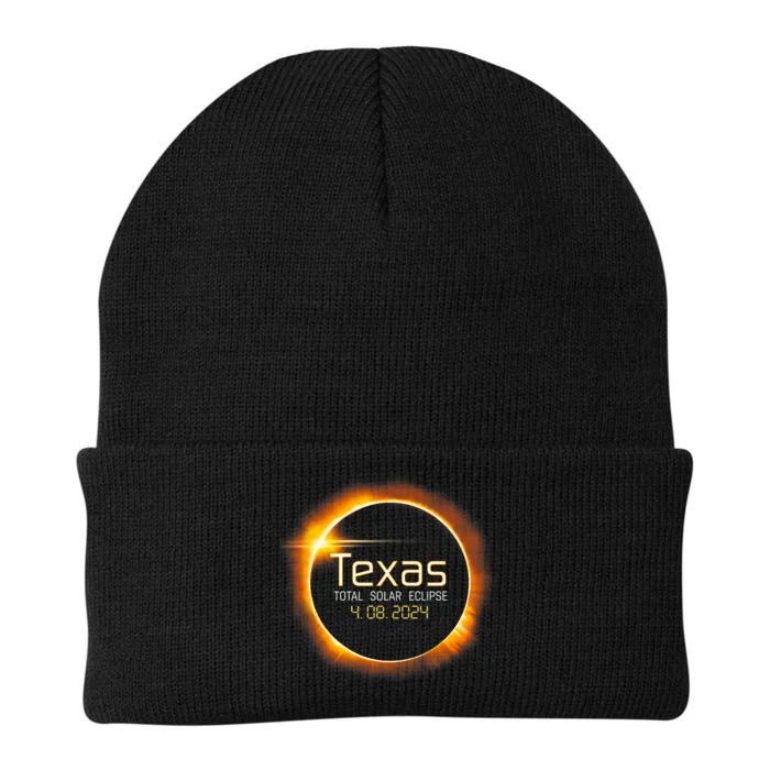 2024 Solar Eclipse Texas Usa Totality Gift Knit Cap Winter Beanie