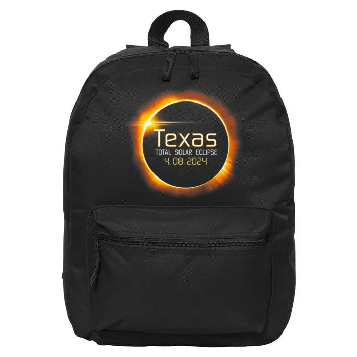 2024 Solar Eclipse Texas Usa Totality Gift 16 in Basic Backpack