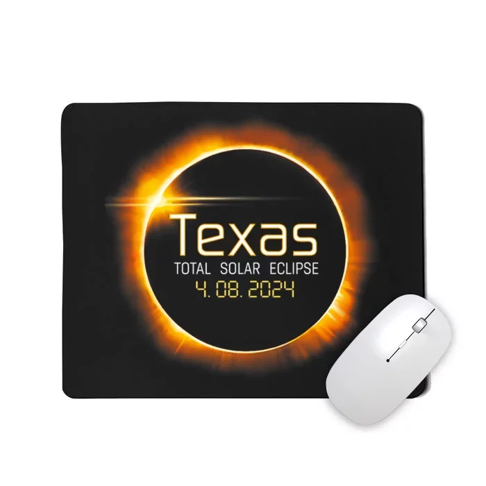 2024 Solar Eclipse Texas Usa Totality Gift Mousepad