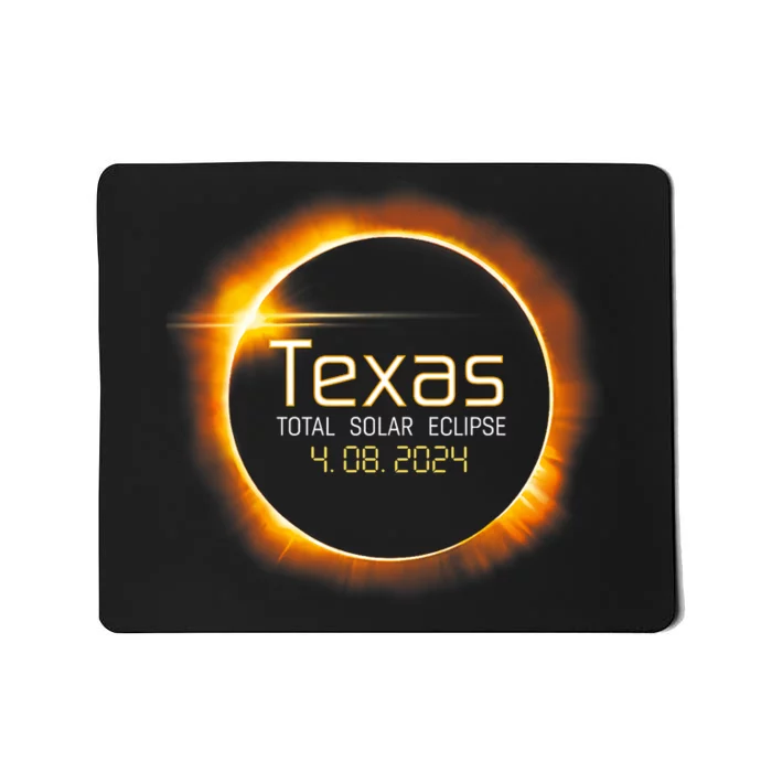 2024 Solar Eclipse Texas Usa Totality Gift Mousepad