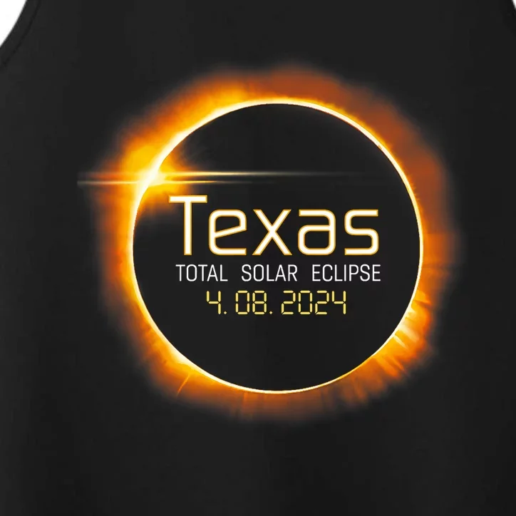 2024 Solar Eclipse Texas Usa Totality Gift Performance Tank