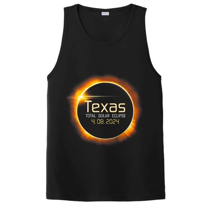 2024 Solar Eclipse Texas Usa Totality Gift Performance Tank