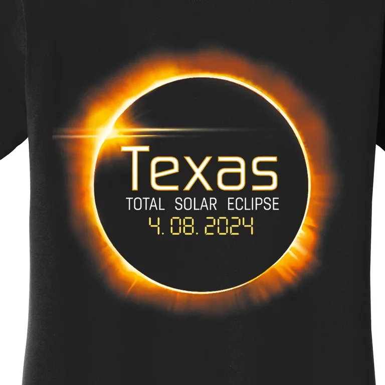 2024 Solar Eclipse Texas Usa Totality Gift Women's T-Shirt