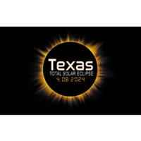 2024 Solar Eclipse Texas Usa Bumper Sticker