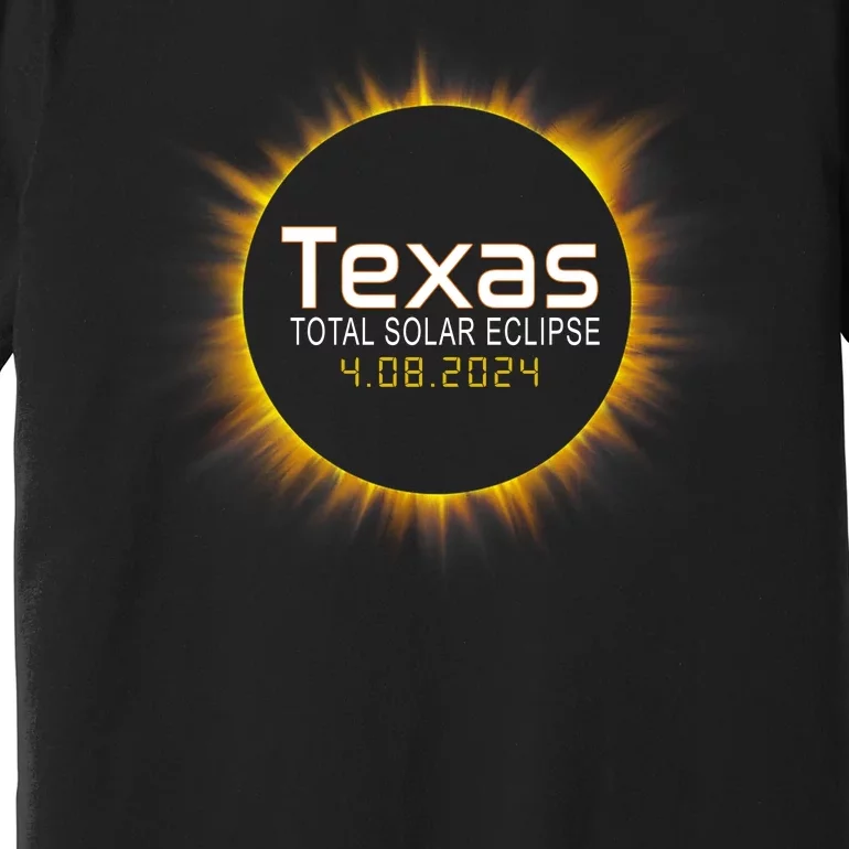 2024 Solar Eclipse Texas Usa Premium T-Shirt