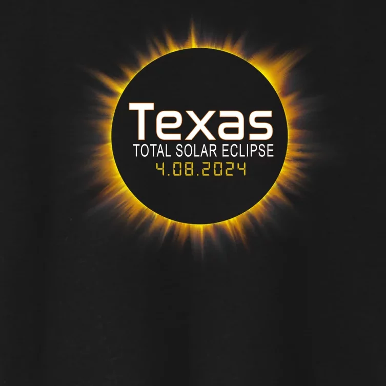 2024 Solar Eclipse Texas Usa Women's Crop Top Tee